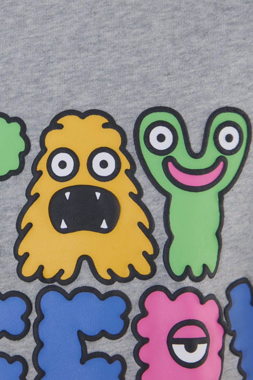 モンスターフォントスウェット T.GRY M