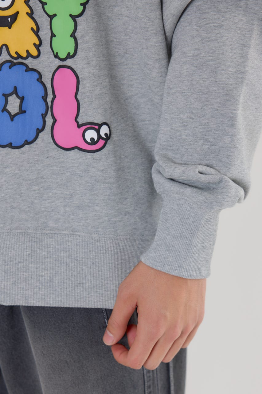モンスターフォントスウェット T.GRY M