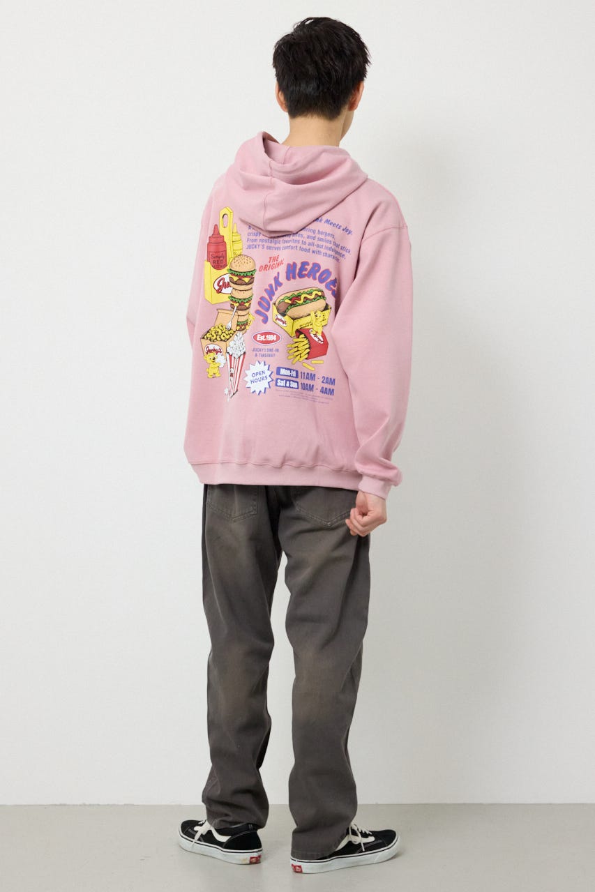 JUNK HEROES パーカー D/PNK L