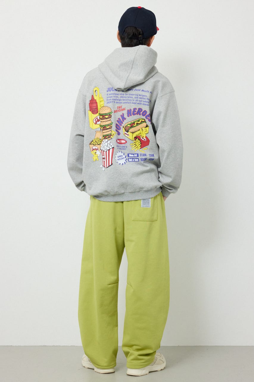 JUNK HEROES パーカー T.GRY L