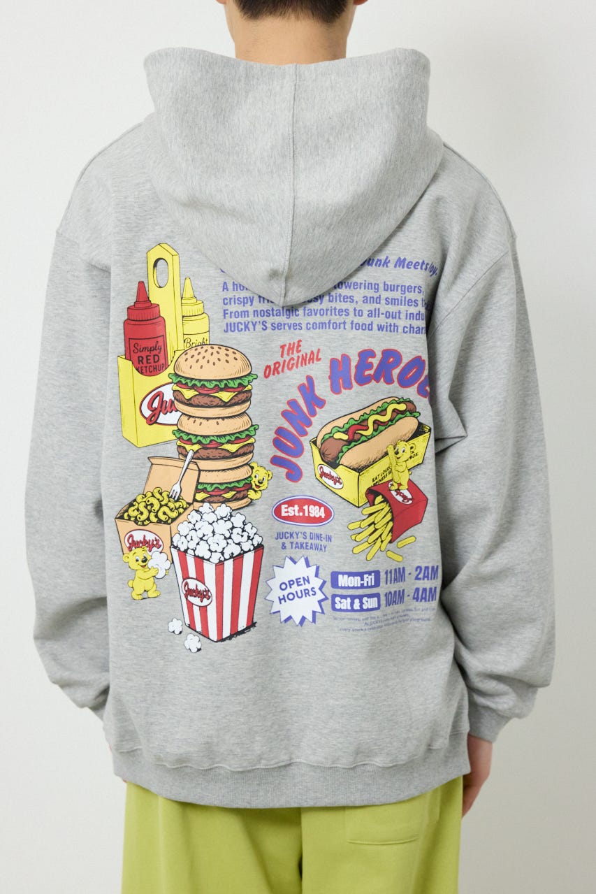 JUNK HEROES パーカー T.GRY L