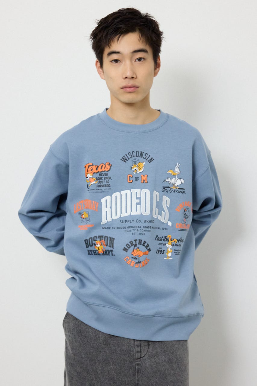 Peeps スウェット D/BLU L