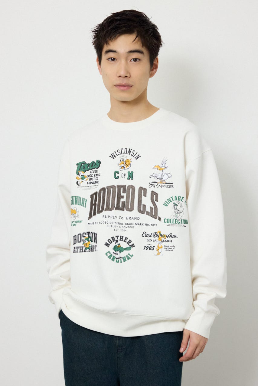 Peeps スウェット O/WHT M