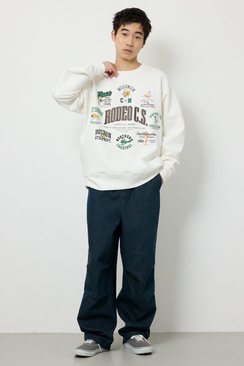 Peeps スウェット O/WHT M