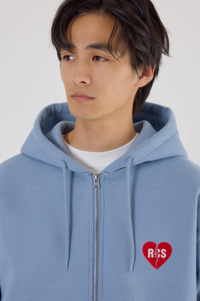 ハートブレイクZIPパーカー D/BLU M