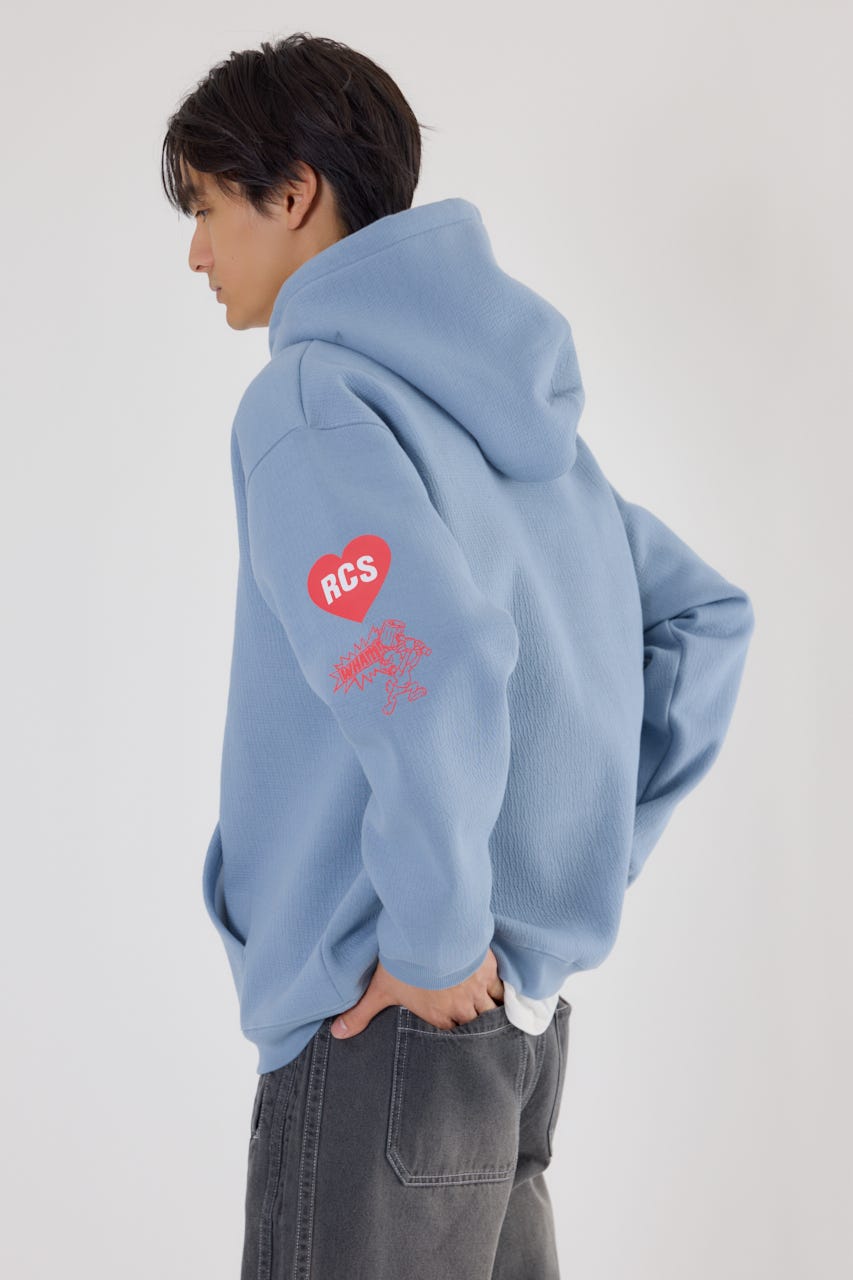 ハートブレイクZIPパーカー D/BLU M