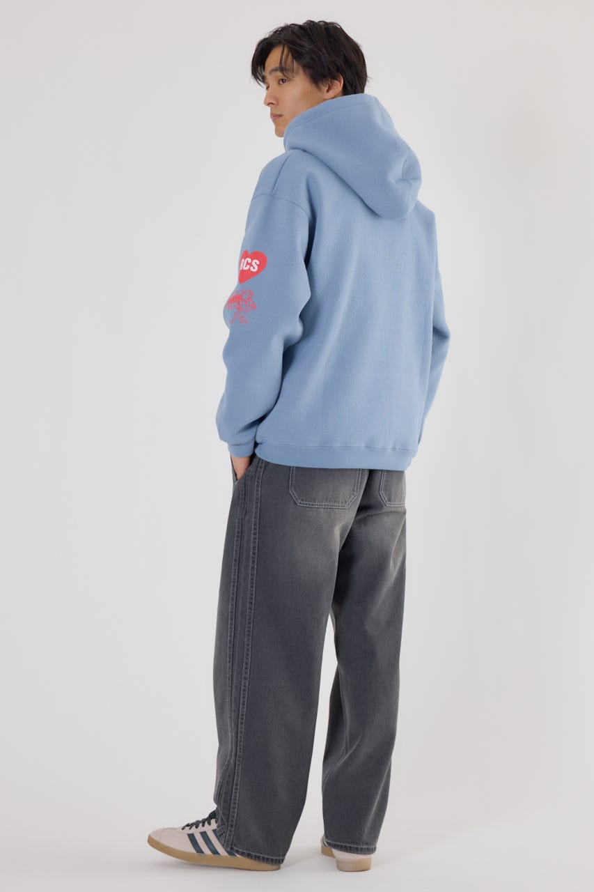 ハートブレイクZIPパーカー D/BLU M