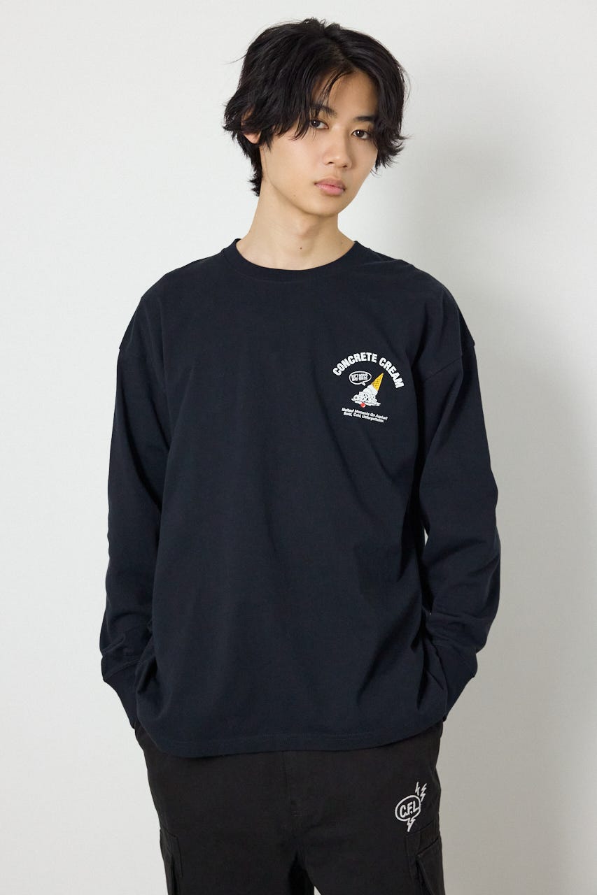 melting長袖Tシャツ BLK L