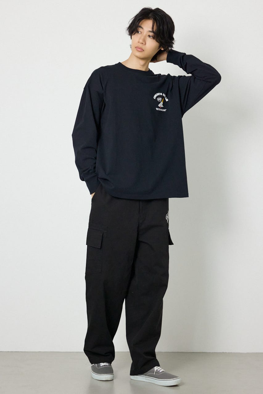 melting長袖Tシャツ BLK L