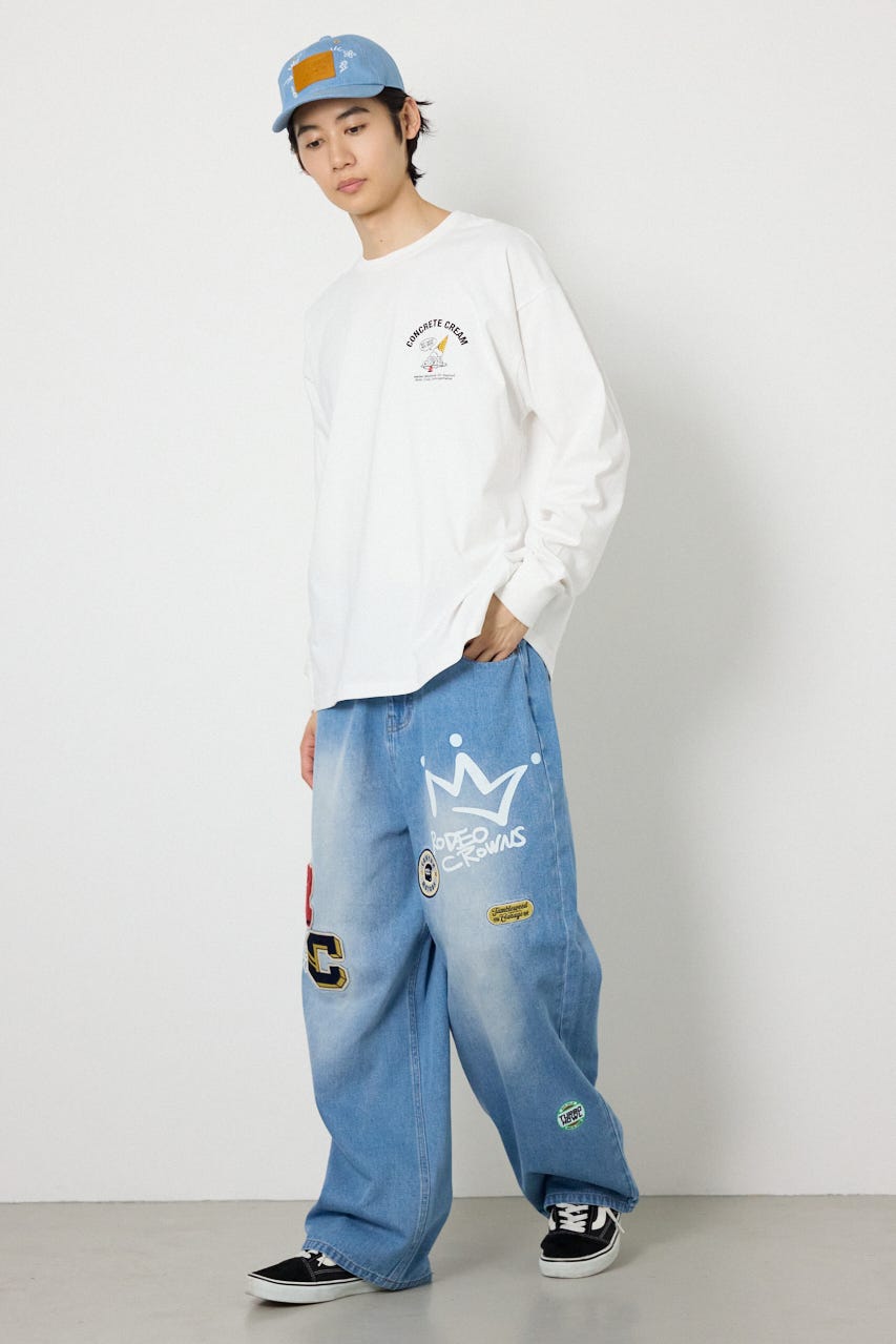 melting長袖Tシャツ WHT L