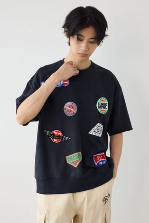 カスタムワッペン半袖スウェット