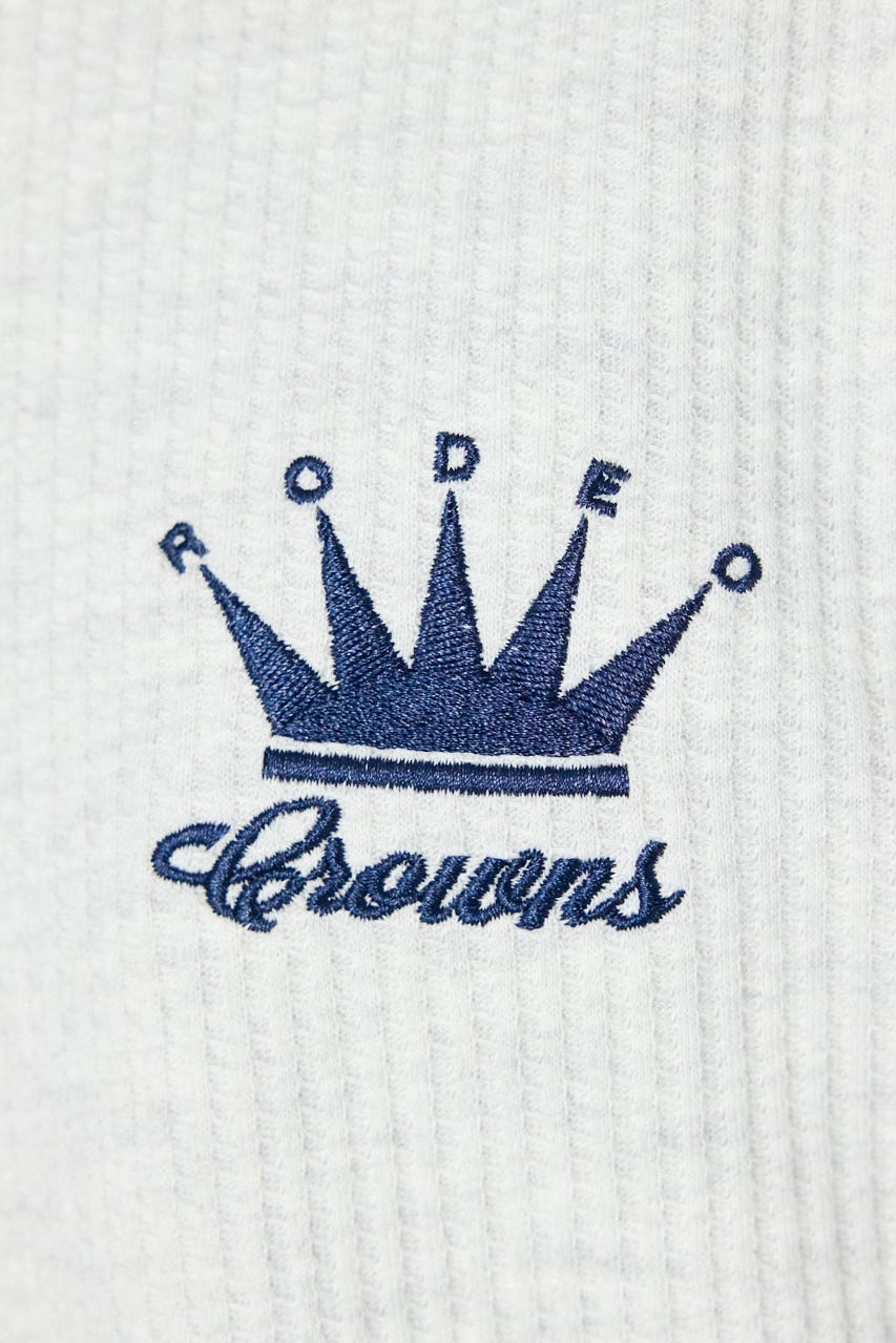 ボンディングワッフルZIPパーカー L/T.GRY M