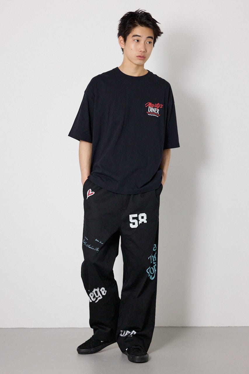 DINER FLAG Tシャツ BLK L