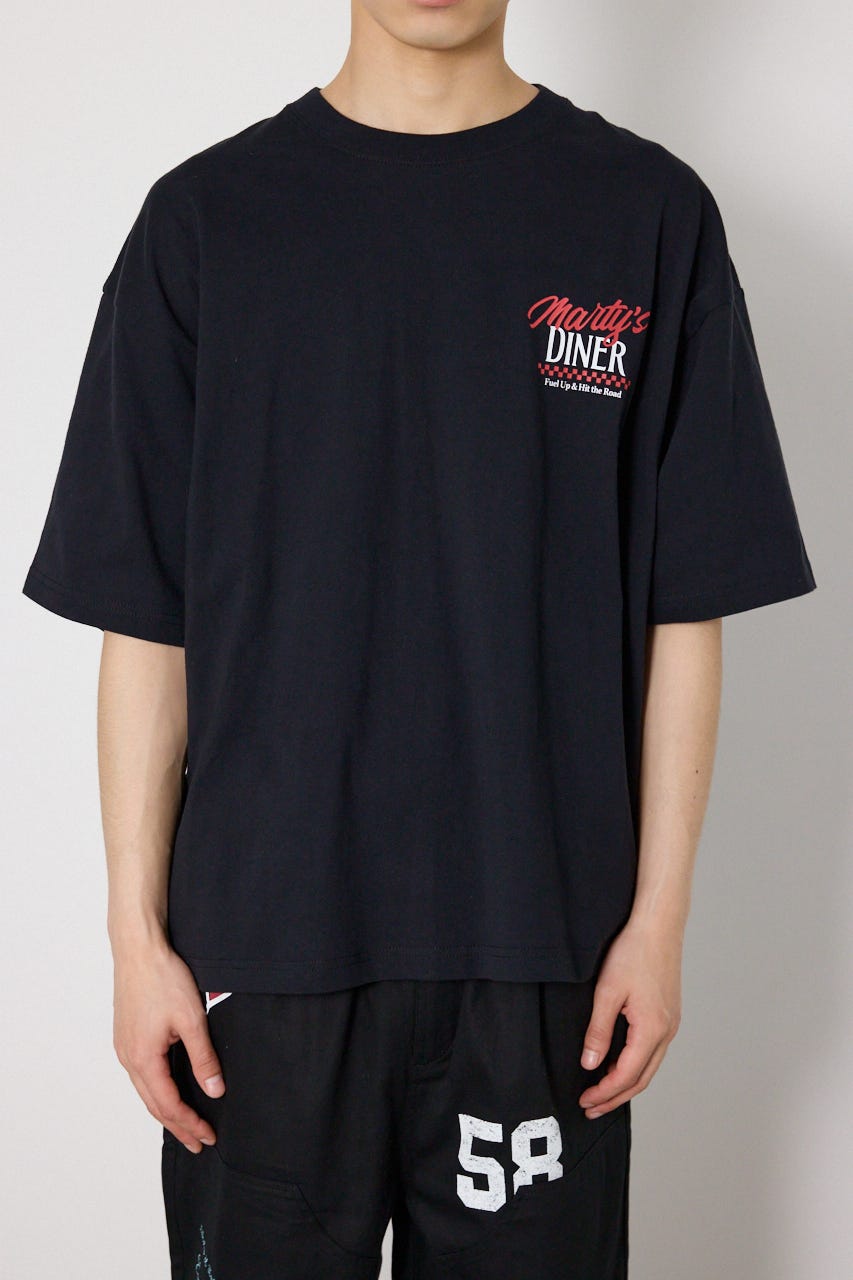DINER FLAG Tシャツ BLK L