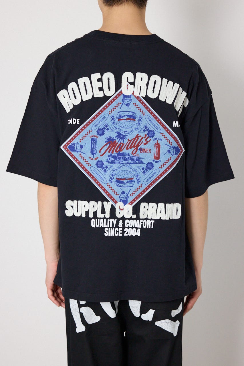 DINER FLAG Tシャツ BLK L