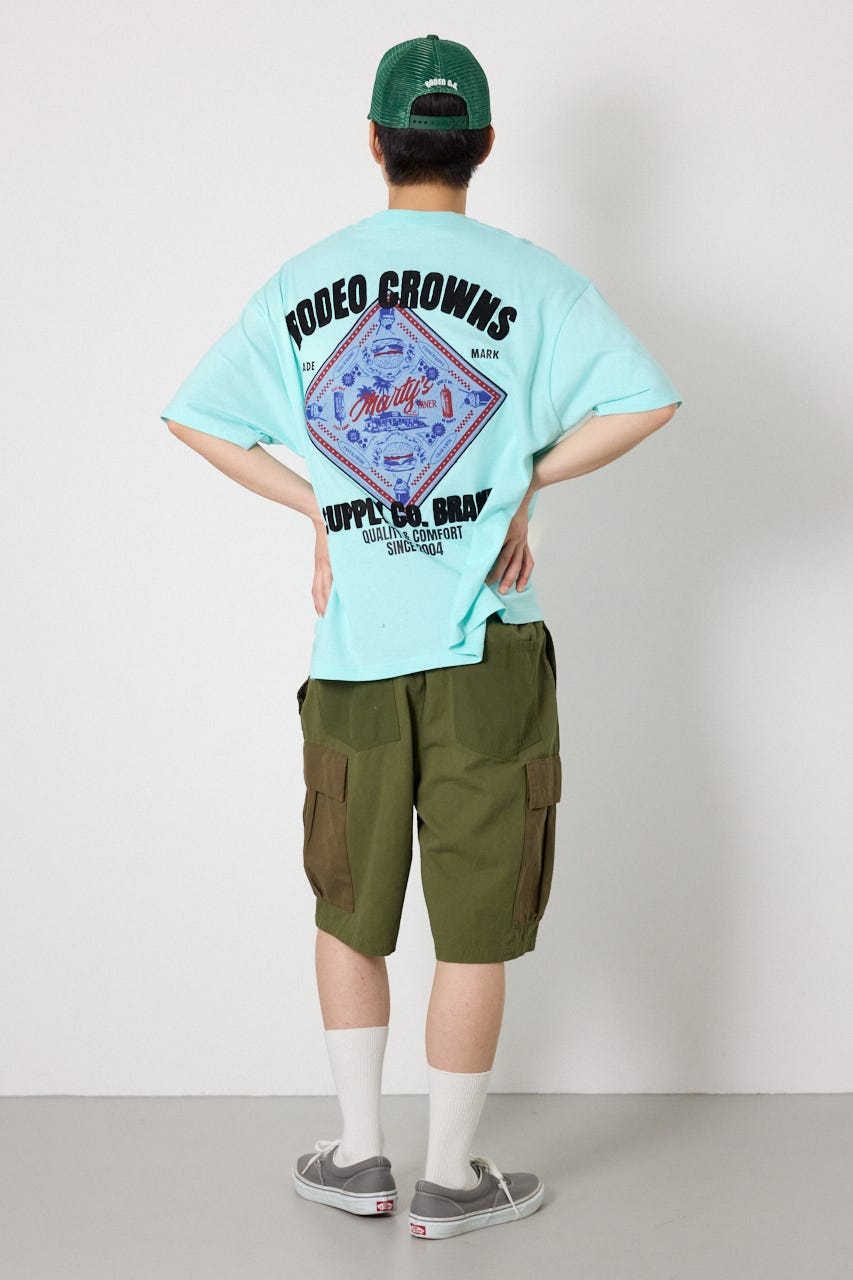 DINER FLAG Tシャツ L/BLU M