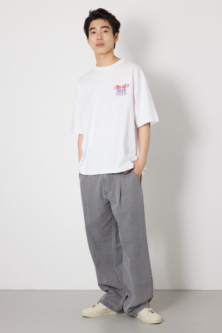 DINER FLAG Tシャツ WHT M