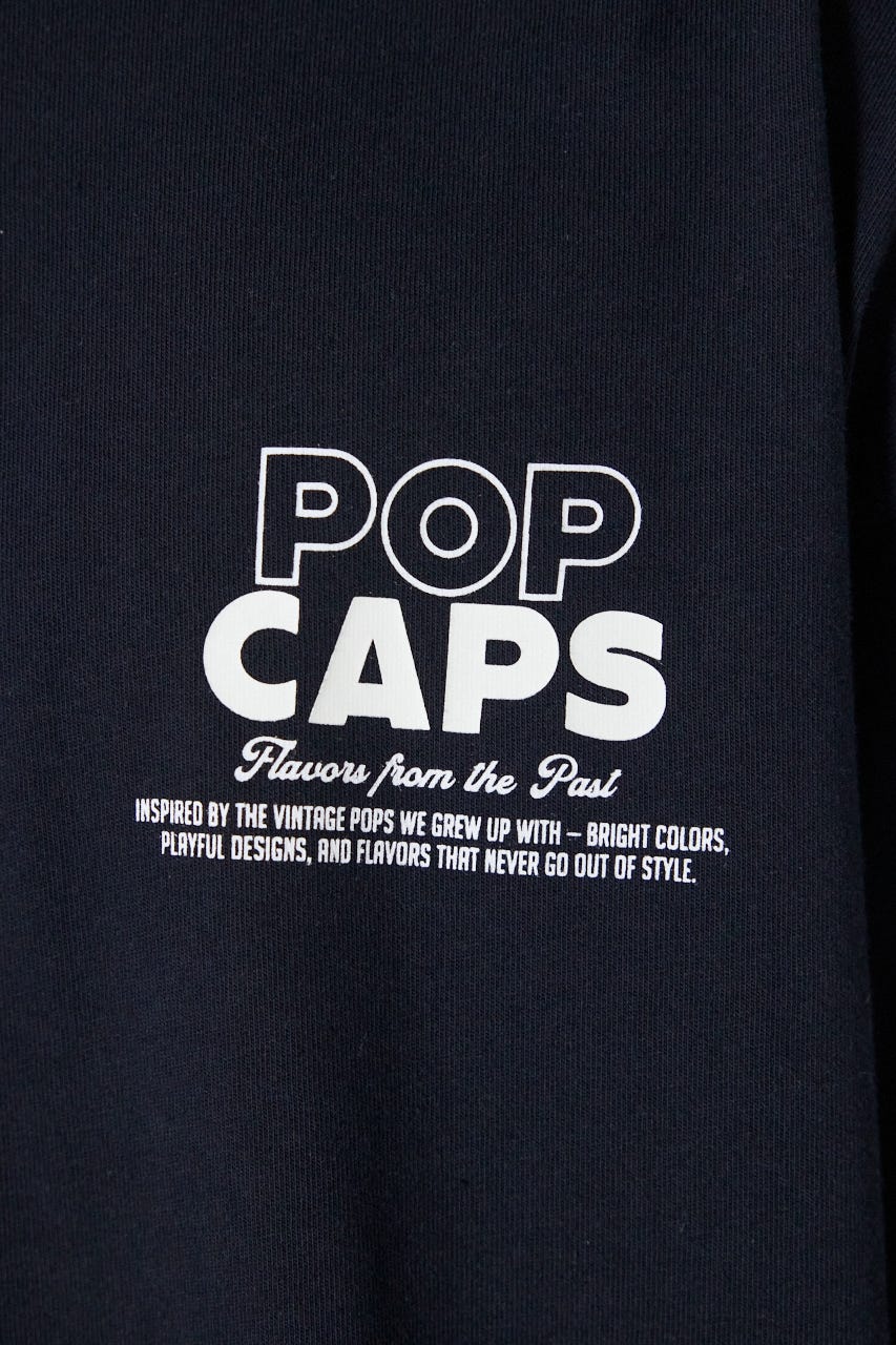 POP CAPS Tシャツ BLK L