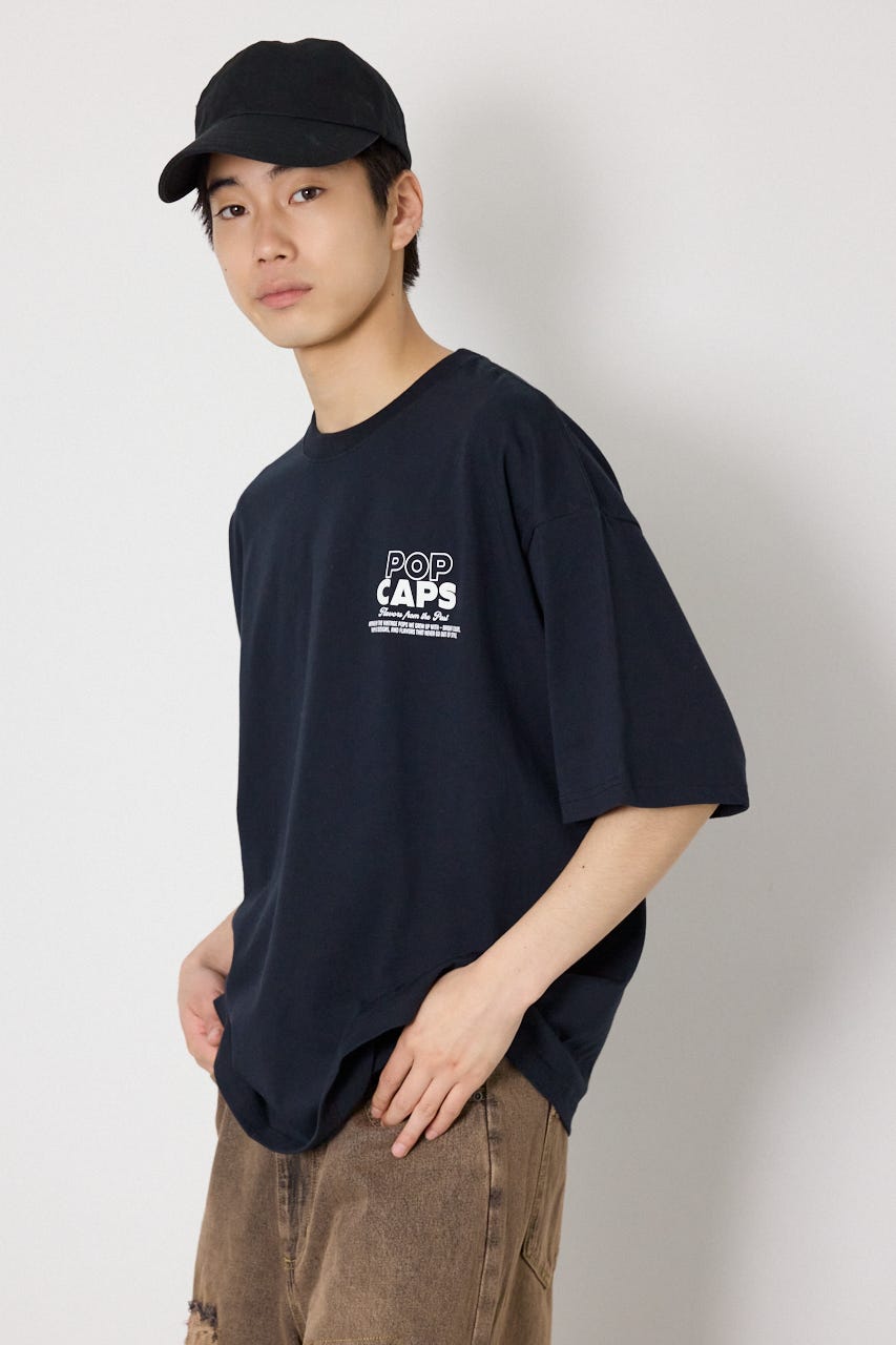 POP CAPS Tシャツ BLK L