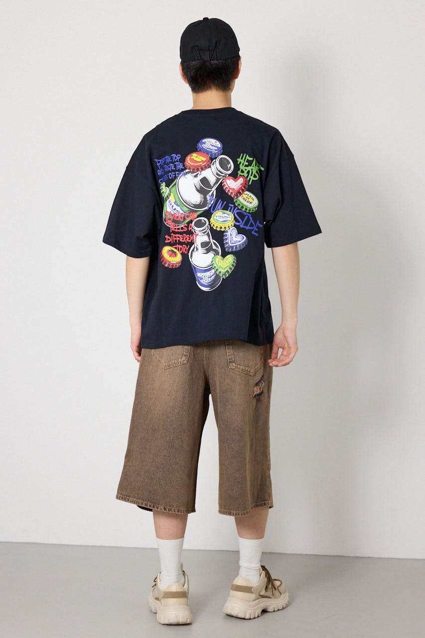 POP CAPS Tシャツ BLK L