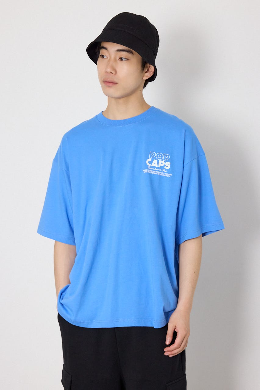 POP CAPS Tシャツ L/BLU L