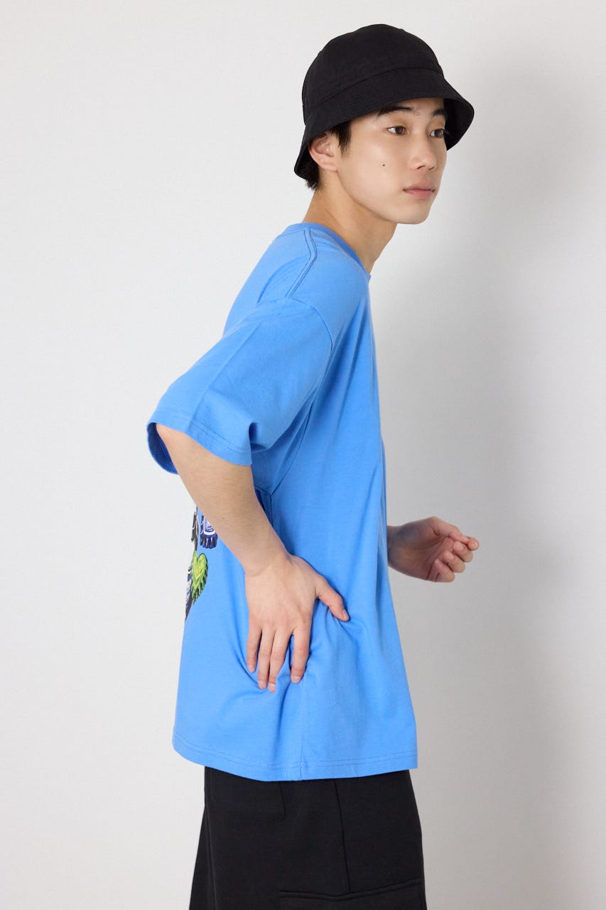 POP CAPS Tシャツ L/BLU L