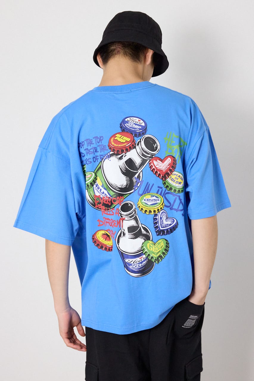 POP CAPS Tシャツ L/BLU L