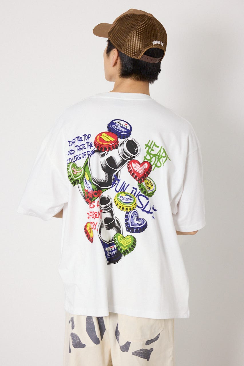 POP CAPS Tシャツ WHT M