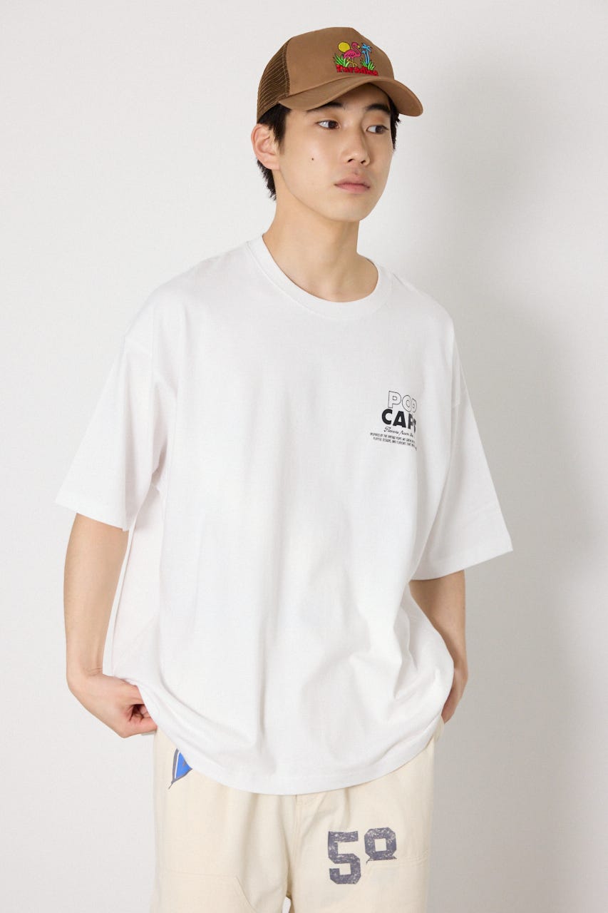 POP CAPS Tシャツ WHT M