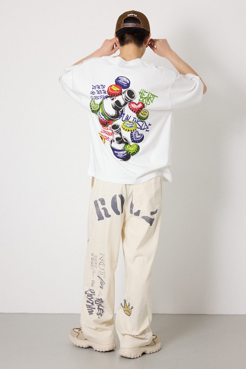 POP CAPS Tシャツ WHT M