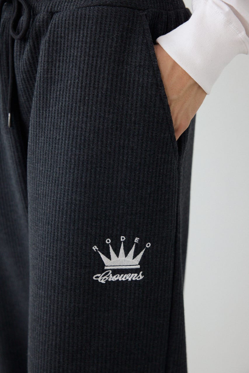 ボンディングワッフルパンツ C.GRY L