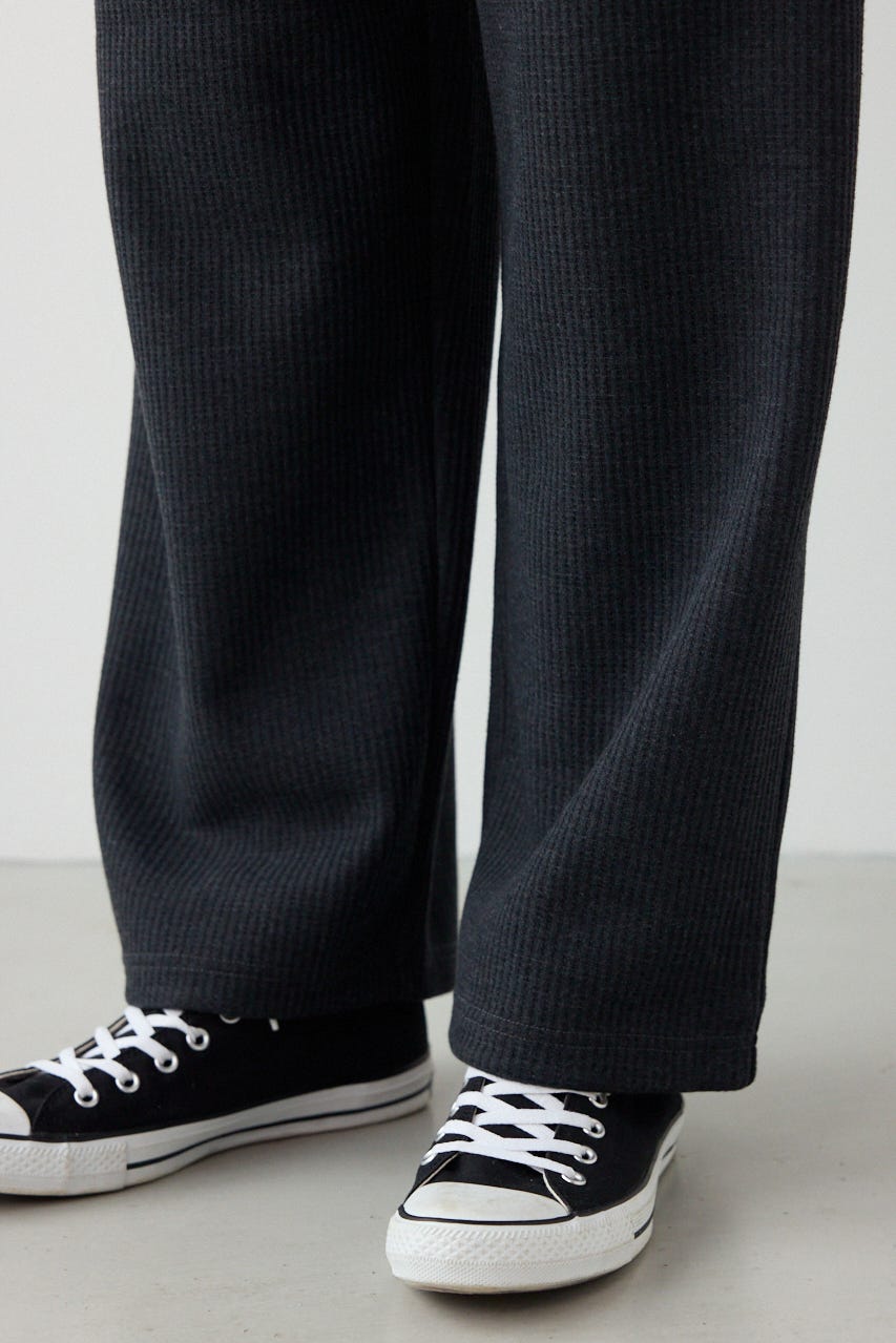 ボンディングワッフルパンツ C.GRY L