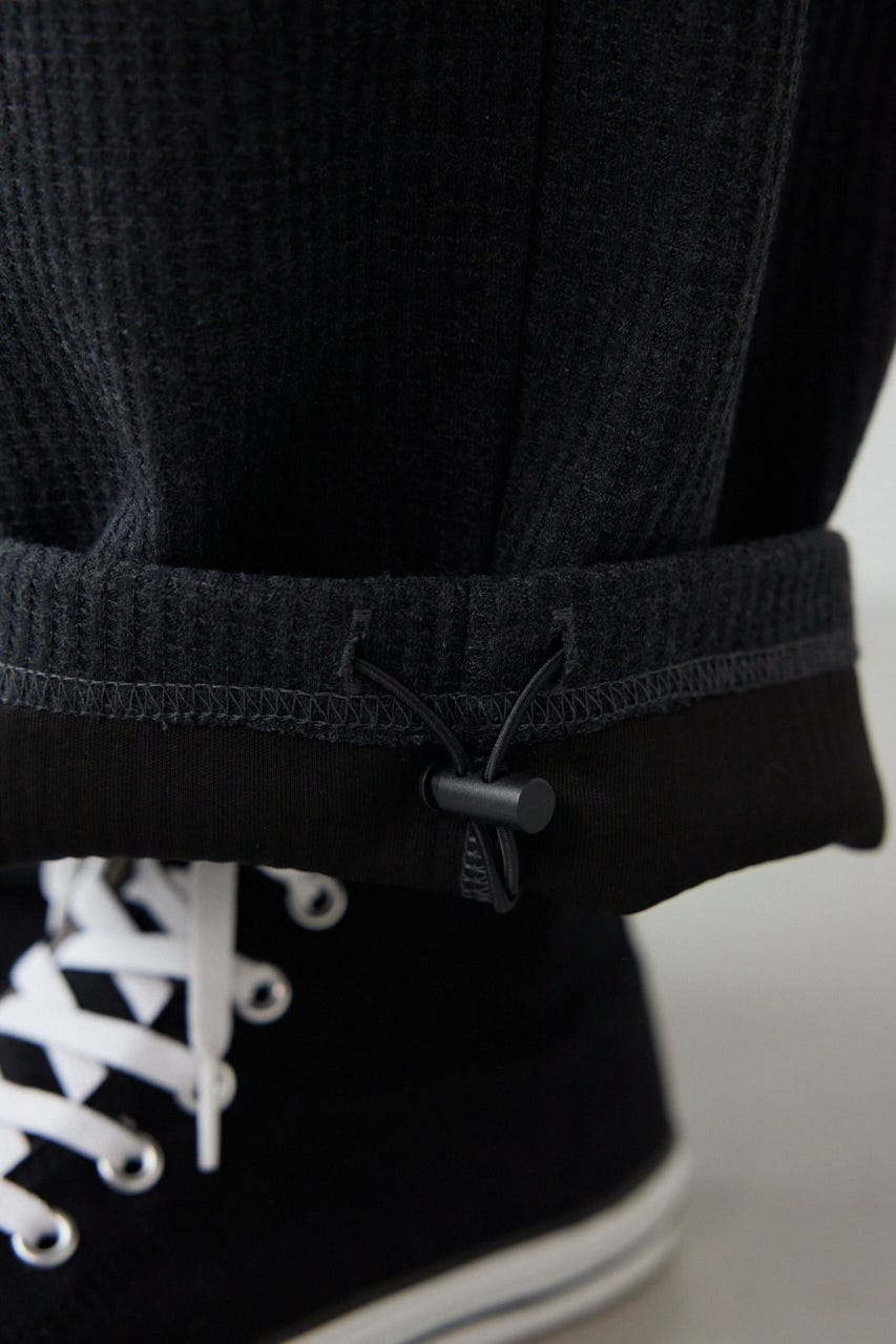 ボンディングワッフルパンツ C.GRY L