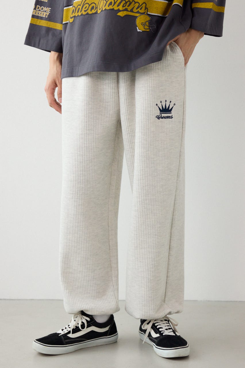 ボンディングワッフルパンツ L/T.GRY L