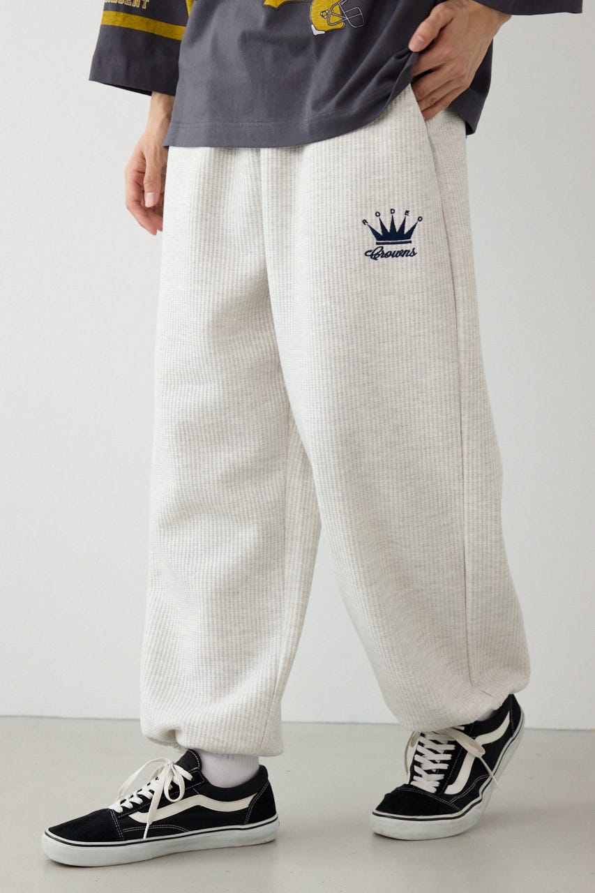 ボンディングワッフルパンツ L/T.GRY L
