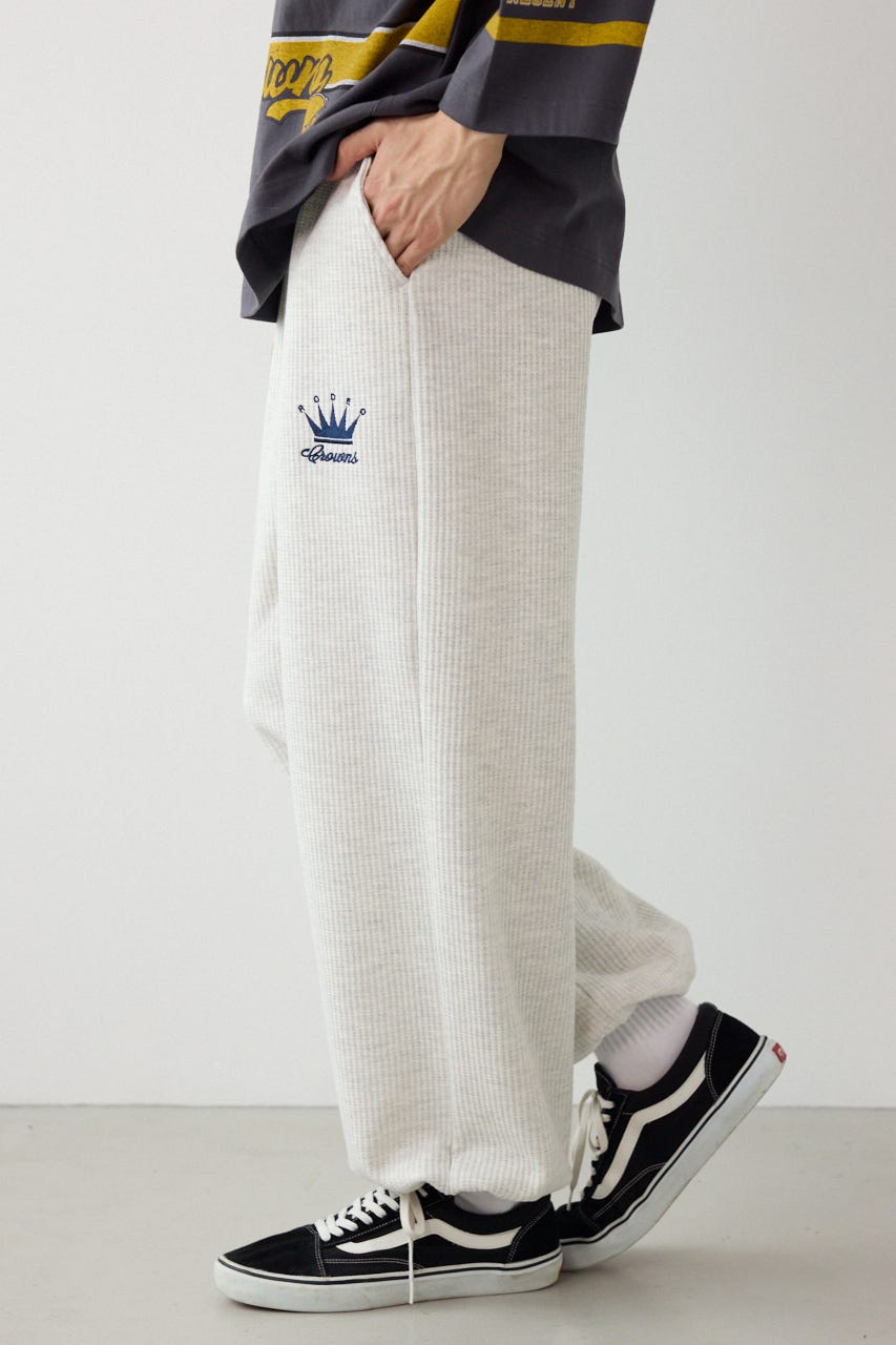 ボンディングワッフルパンツ L/T.GRY L