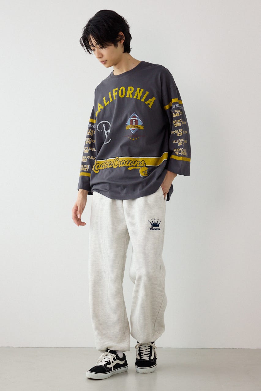 ボンディングワッフルパンツ L/T.GRY L