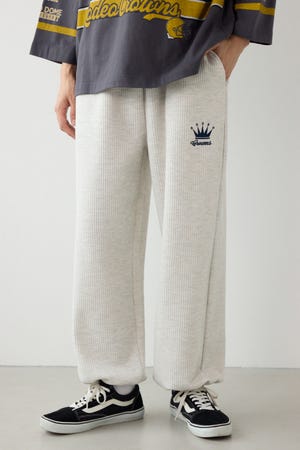 ボンディングワッフルパンツ