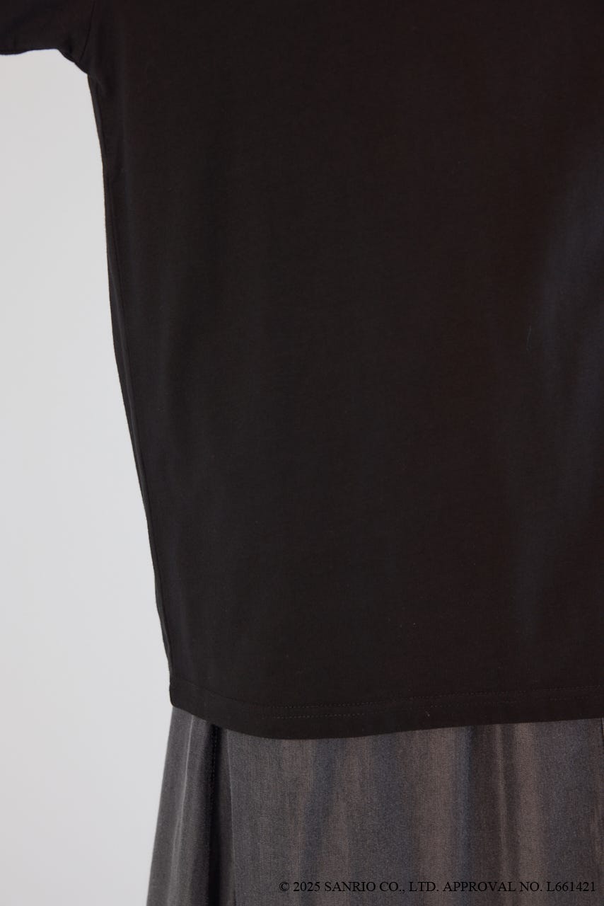 (サンリオキャラクターズ)ビーチハンギョドンTシャツ BLK FREE