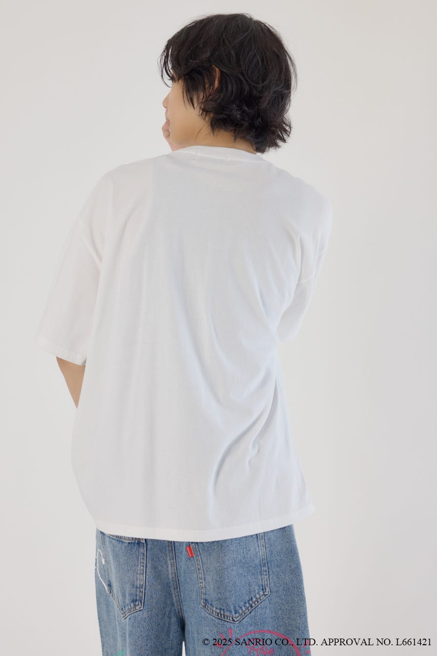 (サンリオキャラクターズ)ビーチハンギョドンTシャツ 柄WHT FREE