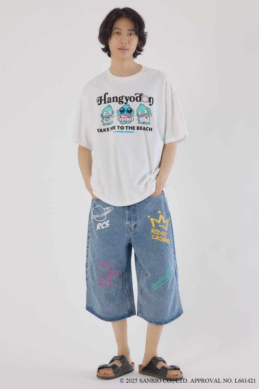 ロデオクラウンズ サンリオコラボ ハンギョドンＴシャツ&ぬいぐるみ新品タグ付き RODEO CROWNS WIDE BOWL | (サンリオキャラクターズ)ビーチ