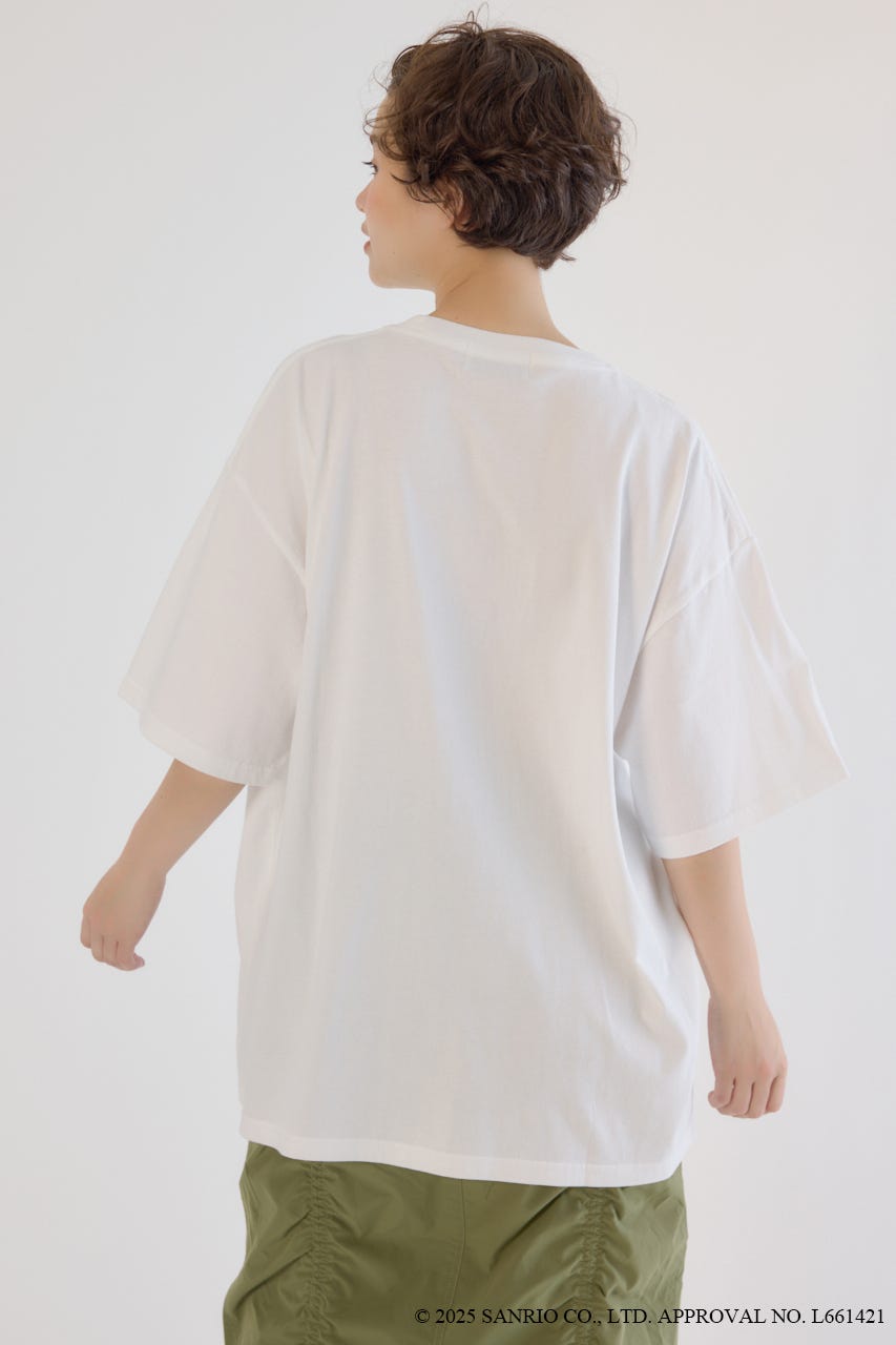 (サンリオキャラクターズ)ビーチハンギョドンTシャツ 柄WHT FREE
