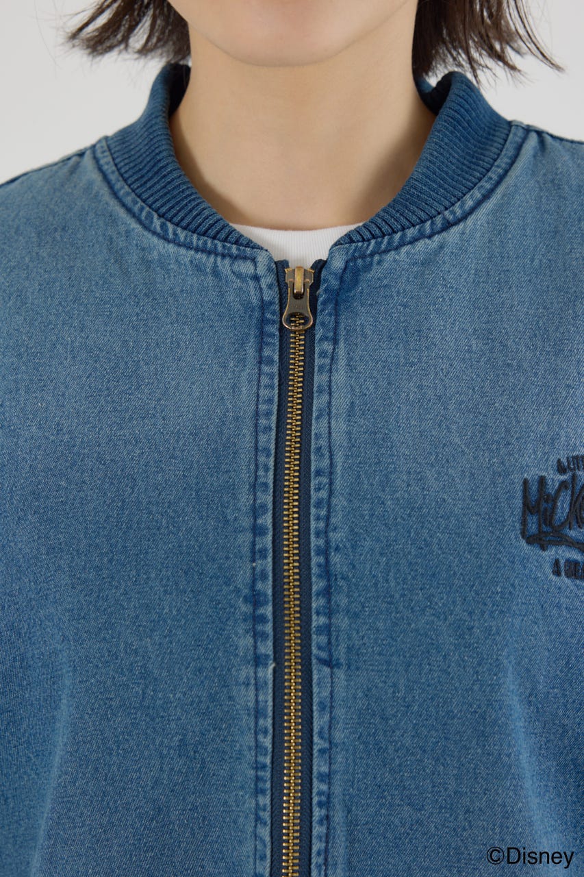 【UNISEX】(ミッキー) ミリタリーブルゾン BLU FREE