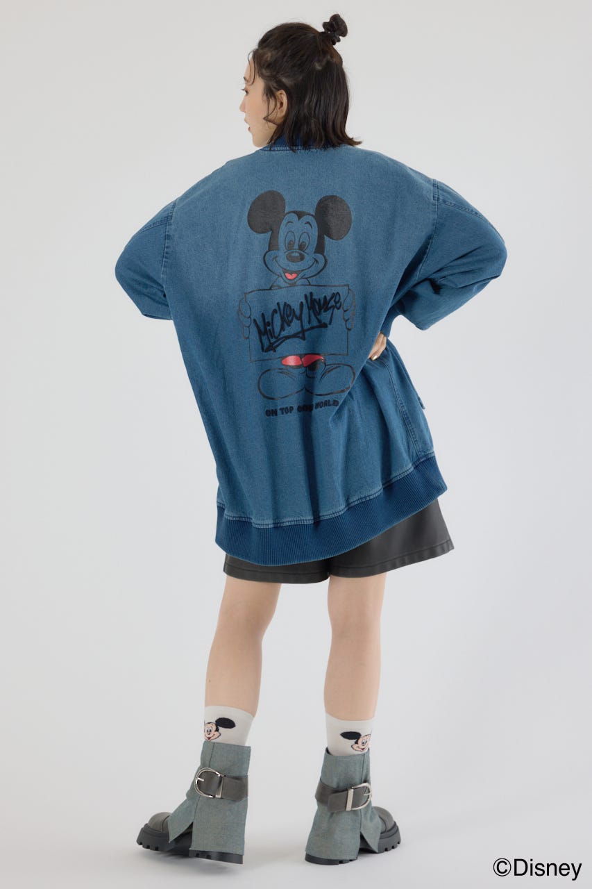 【UNISEX】(ミッキー) ミリタリーブルゾン BLU FREE