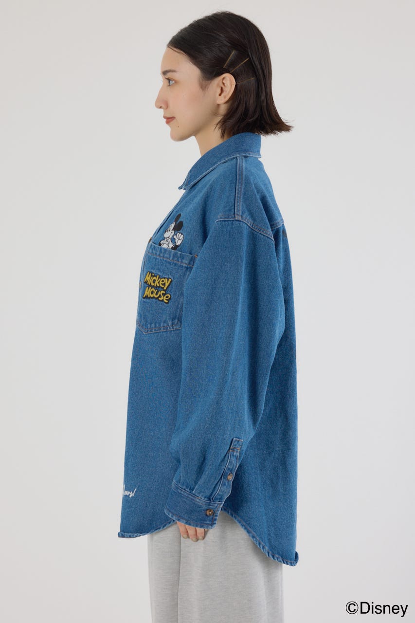 RODEO CROWNS WIDE BOWL ミッキーDENIMシャツ RODEO CROWNS WIDE BOWL | 【UNISEX】（ミッキー）DENIMシャツ