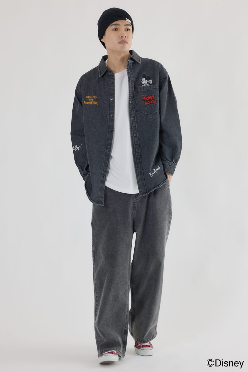 RODEO CROWNS WIDE BOWL | 【UNISEX】（ミッキー）DENIMシャツ