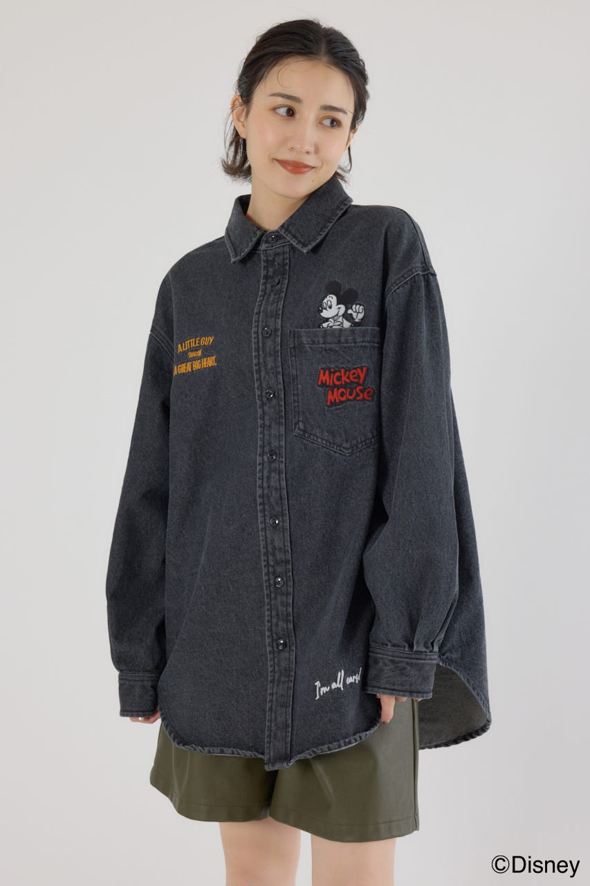 RODEO CROWNS WIDE BOWL ミッキーDENIMシャツ RODEO CROWNS WIDE BOWL | 【UNISEX】（ミッキー）DENIMシャツ