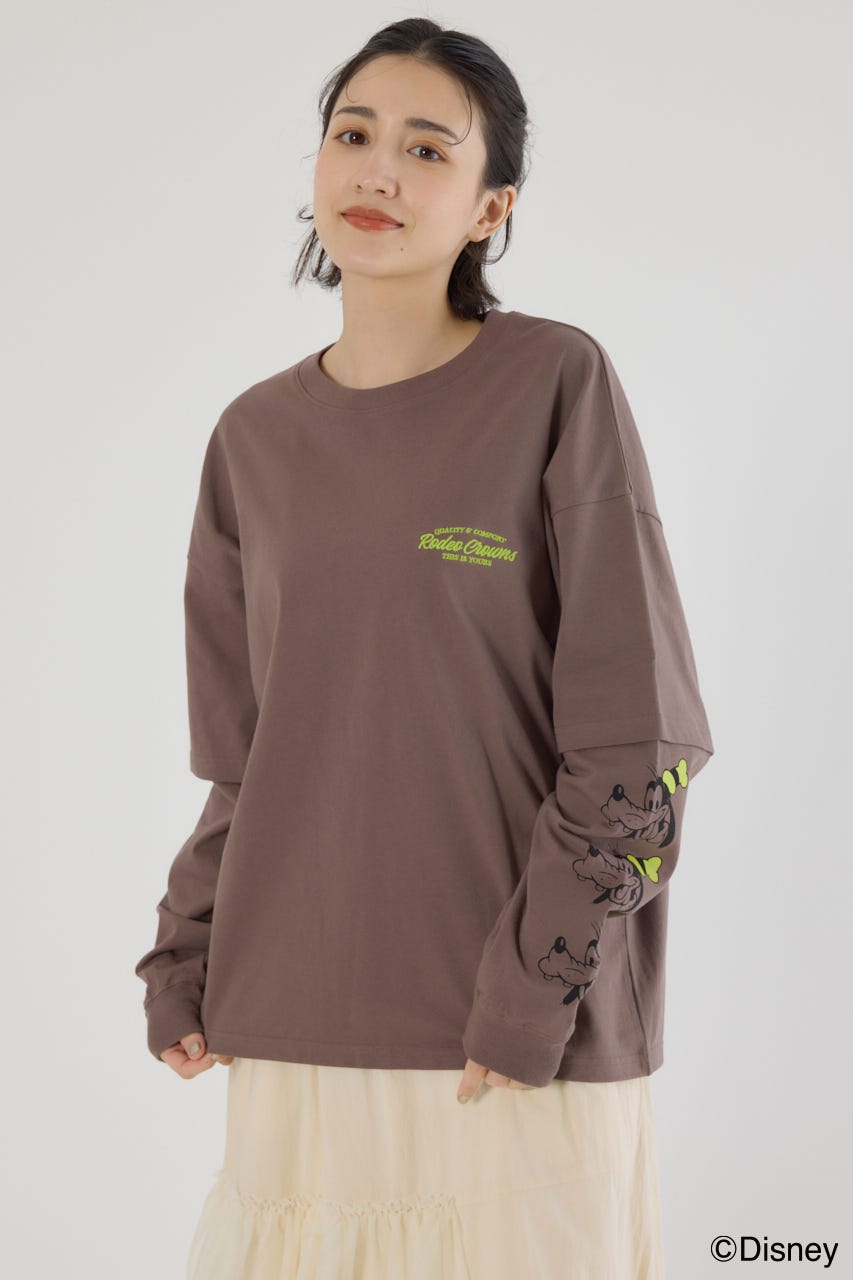 invisible ink ブラック XL ボーンプリント 長袖カットソー美品 invisible ink ブラック XL ボーンプリント 長袖カットソー美品