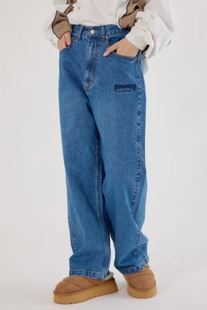 【UNISEX】(THRASHER) ICON デニムパンツ