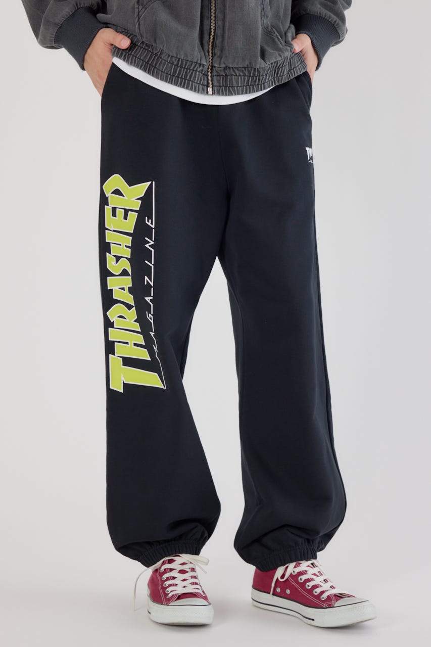 【UNISEX】(THRASHER) スウェットパンツ BLK M